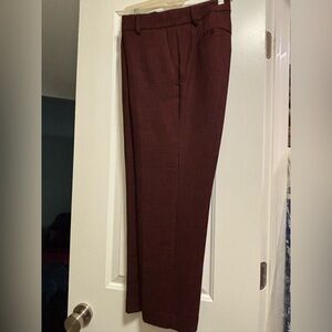 Ann Taylor curvy size 6, red/black, dress pants